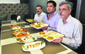 Delicacies to be served at a restaurant during Navratras in Ludhiana