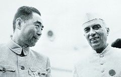 Jawaharlal Nehru and Zhou Enlai: