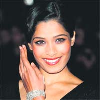 Home coming: Freida Pinto
