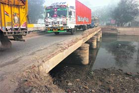 The Tibba bridge in need of repair
