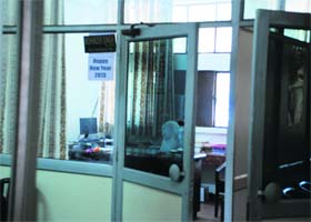 No official present at the office of the Zila Parishad at Mini Secretariat in Panchkula on Wednesday