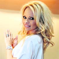 Red alert: Pamela Anderson
