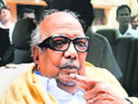 DMK chief M Karunanidhi