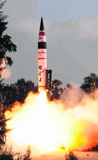 The accuracy and range of Agni missiles will improve with the acquisition of further technological capability and experience. Agni V was successfully test-fired recently.