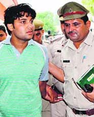 Basant in police custody in Sonepat on Sunday