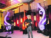 Exhibition Shahnai provides everything related to wedding. Photos: Manoj Mahajan