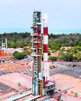The rocket took off at 11.41 pm and put the satellite into orbit 20 minutes later.