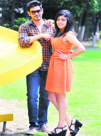 YOUNG GUNS: Wamiqa Gabbi(R) and Keith Sequeira Photo: S Chandan