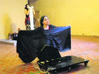 A scene from the play The License Photo: S Chandan