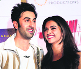 Ranbir Kapoor and Deepika Padukone