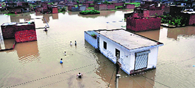 A view of Yamunanagars Chhachhroli village on Saturday.