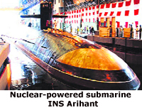 Nuclear-powered submarine INS Arihant