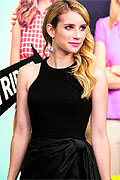Cast member Emma Roberts arrives for the premiere of the film We're the Millers in New York
