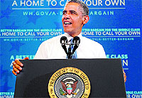 Barack Obama in Phoenix, Arizona, on Tuesday
