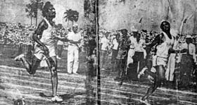 Makhan Singh showed his athletic prowess when he beat Milkha Singh in the 1962 Kolkata National Games