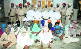 The accused in police custody in Khanna