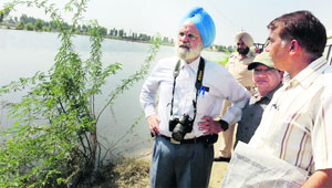 Dr JS Samra, Chief Executive Officer, National Rainfed Area Authority, in Muktsar on Thursday.