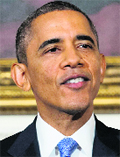 President Barack Obama at White House on Thursday.  AFP