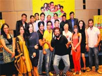 MORE THE MERRIER: The team of Yaaran Da Katchup Photo: Manoj Mahajan