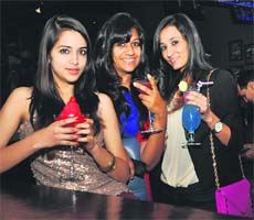 Fun time: Girls party at Underdoggs