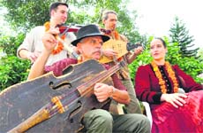 IN SYNC: Hungarian band Kobzos Ensemble Photo: S Chandan