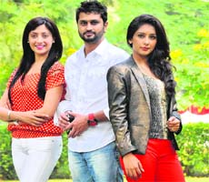 Young brigade: (L-R) Gurleen Chopra, Roshan Prince and Sameksha