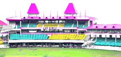 A file photo of HPCAs Dharamsala stadium.
