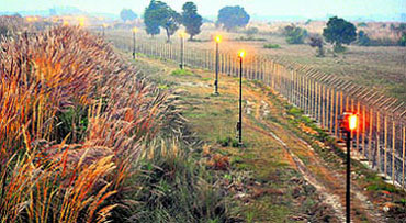 The International Border in RS Pura sector in Jammu