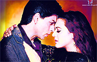 Stills from the movies Veer Zaara and (R) Dhoom 3.