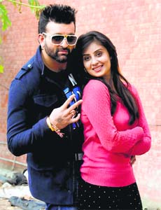 Two’s company: Navraj Hans and Bhanusree Mehra Photo: Manoj Mahajan