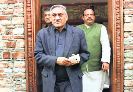 Uttarakhand Chief Minister Vijay Bahuguna in Dehradun on Friday.