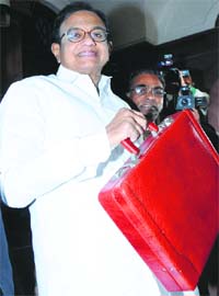 Finance Minister P Chidambaram