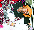 A farmer injured in a police lathi charge in Amritsar