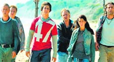 Scene from Bulgarian film Sneakers