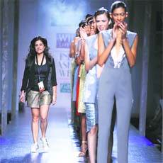 Namrata Joshipura at a last year’s fashion week