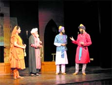 A still from the play Dara Shikoh