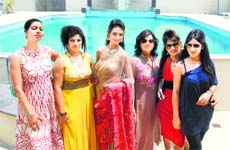 The fashion designers and models gear up for the upcoming fashion fiesta Photo: Nitin Mittal