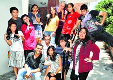 A Meaningful Story: Members of the group TheatrAmaYur. Photo: Parvesh Chauhan