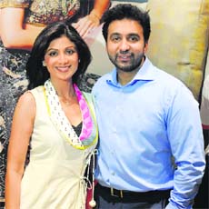 Couple entry: Shilpa Shetty & Raj Kundra Photo: Manoj Mahajan