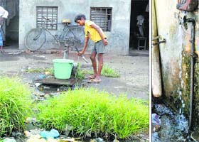 With industrial units allegedly pumping their waste into ground besides discharging effluents into streams, residents continue to receive contaminated water through hand pumps as well as taps in various areas of Ludhiana