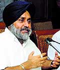 Punjab Deputy CM Sukhbir Badal in Chandigarh