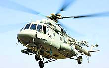 Between 2004-2008, Russia supplied 75 per cent of equipment, including Mi-17-V5 choppers