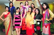 Designers who are showcasing at the exhibition. Photo: Pradeep Tewari