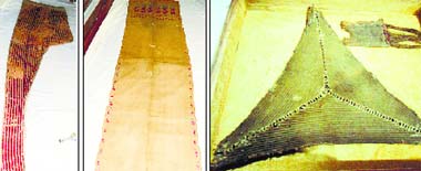 The articles belonging to Guru Arjan Dev, including 'chola', 'pyjama', 'dushala', a cap, a handkerchief, a wallet made of cloth and a rosary, have been restored by a team of experts appointed by the SGPC