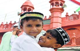 Children spread the message of love on Eid in Ludhiana
