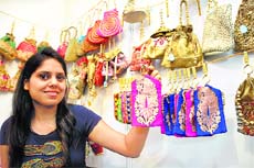 Fair trade: Accessory bags, formal Indian apparels and interesting offerings from Pakistan await you at the exhibition Photo: S Chandan