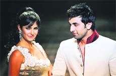 Serious turn: Katrina Kaif with Ranbir Kapoor