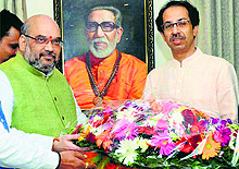 The BJP-Shiv Sena tie-up remains uncertain in spite of a recent meeting between Amit Shah and Uddhav Thackeray