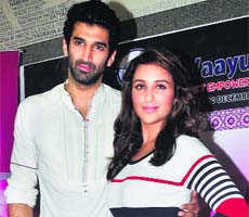 Special treatment: Aditya Roy Kapur and Parineeti Chopra