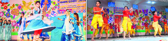 Children give mesmerising performances during the annual function of SAN Jain Senior Secondary School, Daresi Road, Ludhiana.